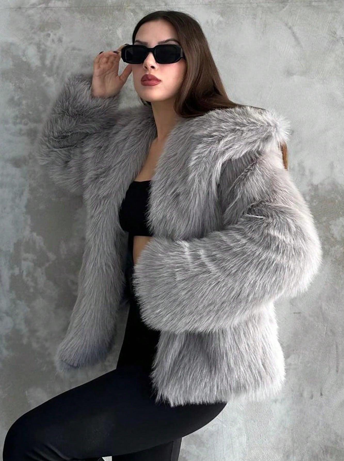 Faux Fur Coat