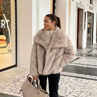 Faux Fur Coat