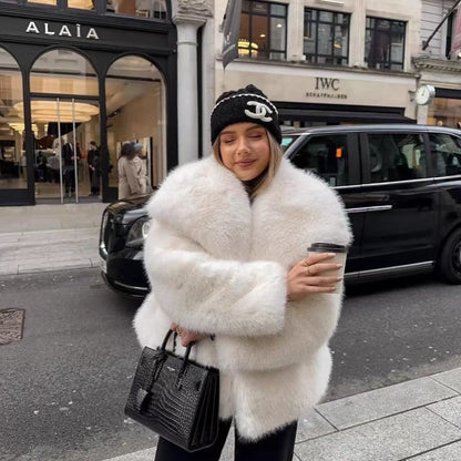 Faux Fur Coat