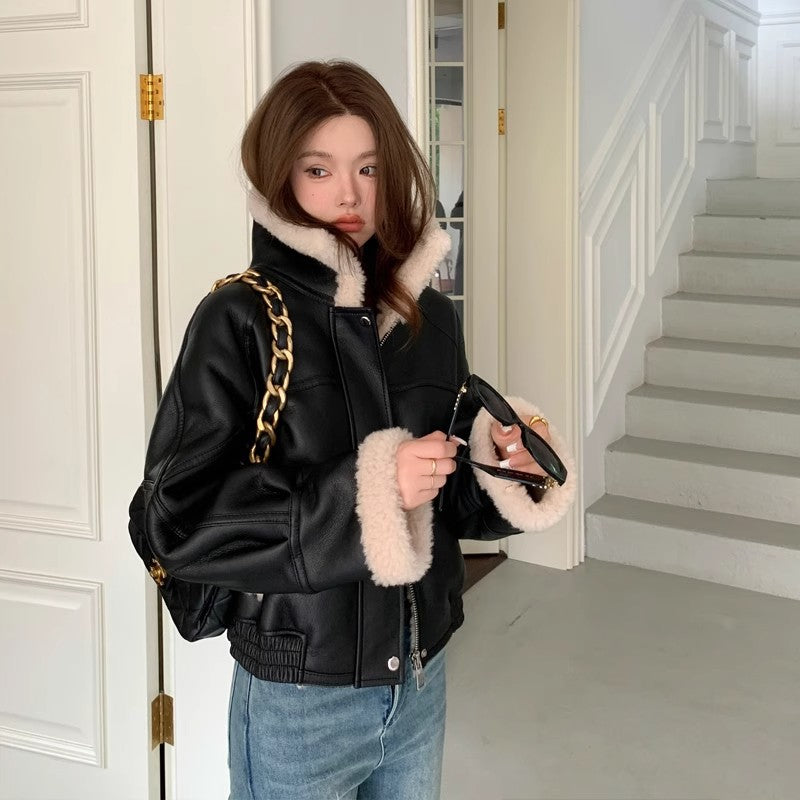 faux fur jacket