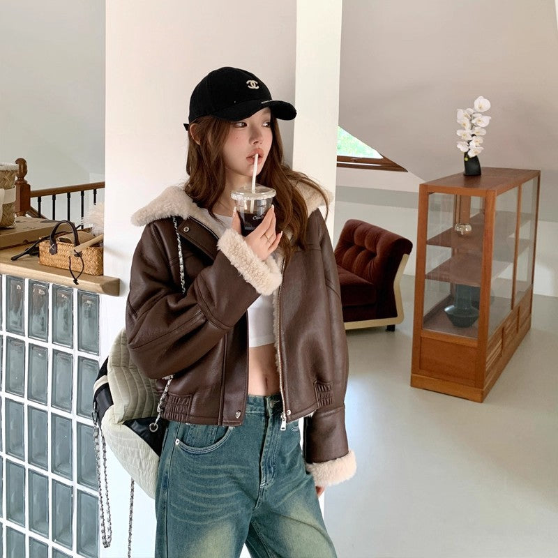 faux fur jacket