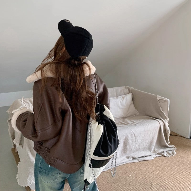 faux fur jacket