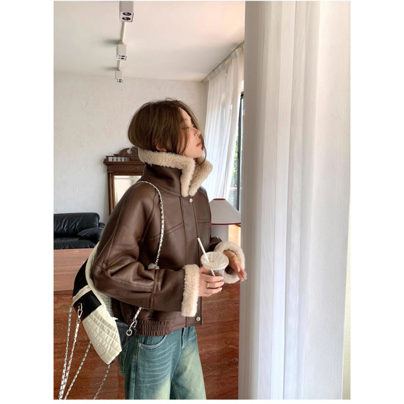 faux fur jacket