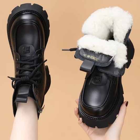 Faux Fur Lined Winter Boots
