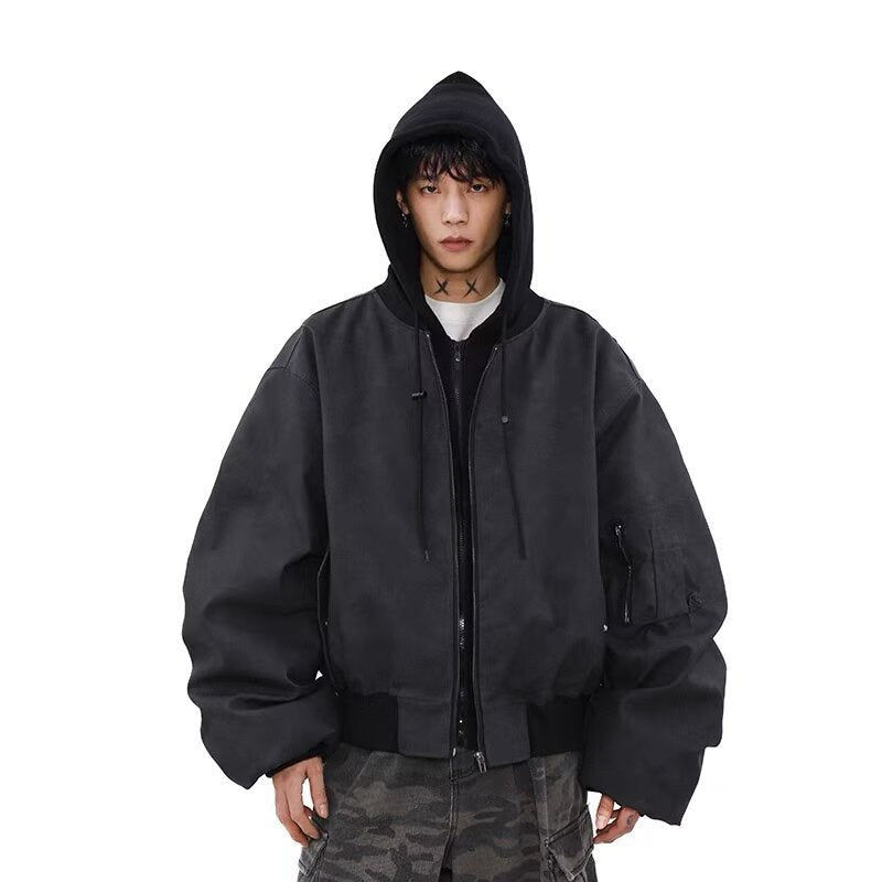 Faux leather jacket