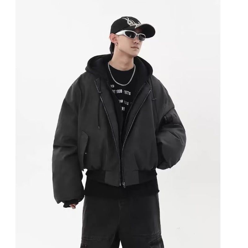 Faux leather jacket