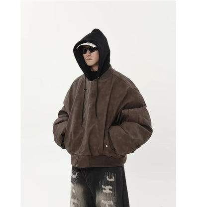 Faux leather jacket