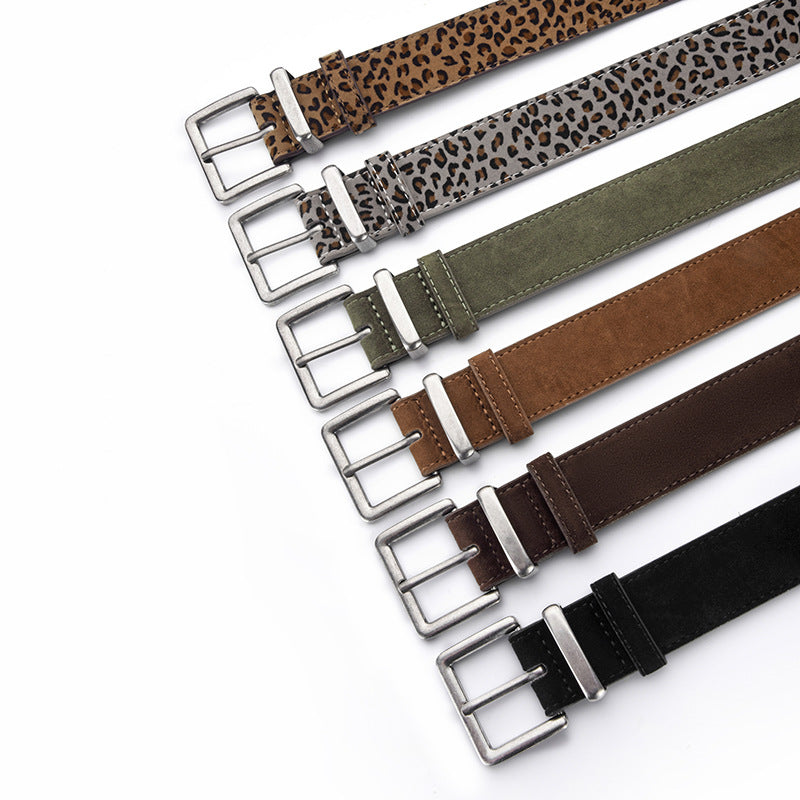 faux suede belt