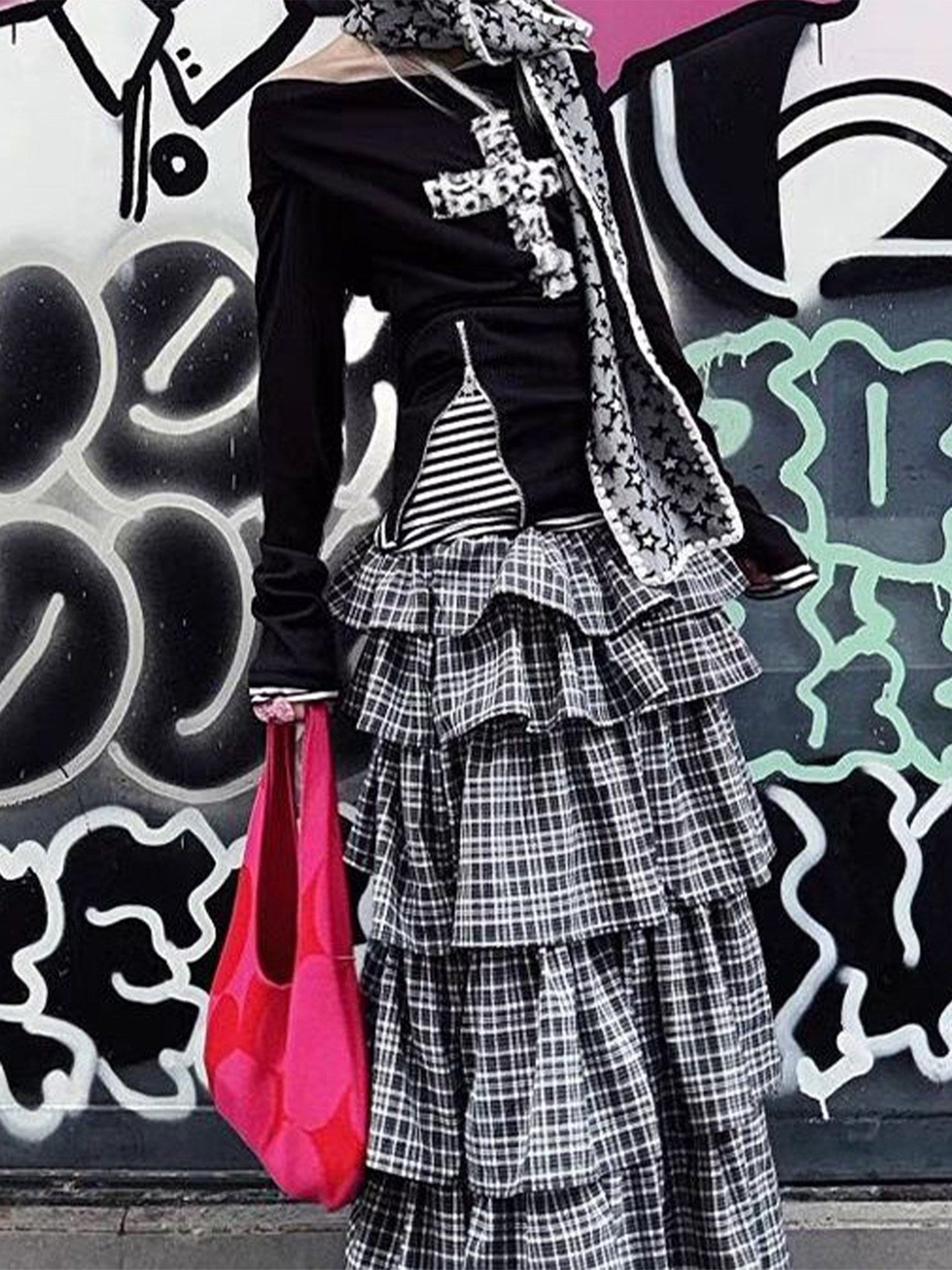 Faux two-piece T-shirt
