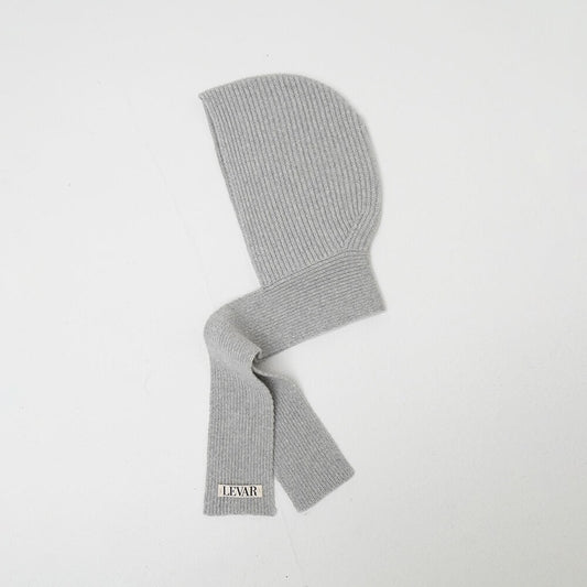 Faux Wool Knitted Balaclava Scarf Hat