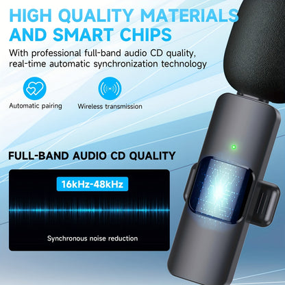 Omnidirectional Wireless Mic for Interviews and Podcasts