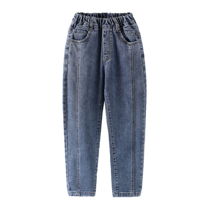 Children’s Spring & Autumn  Jeans – Lightweight Comfortable Casual Kids Wear