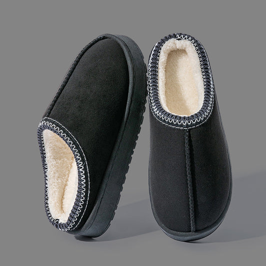 Women's Cotton Lace-Up Slippers Comfortable Daily Home Wear