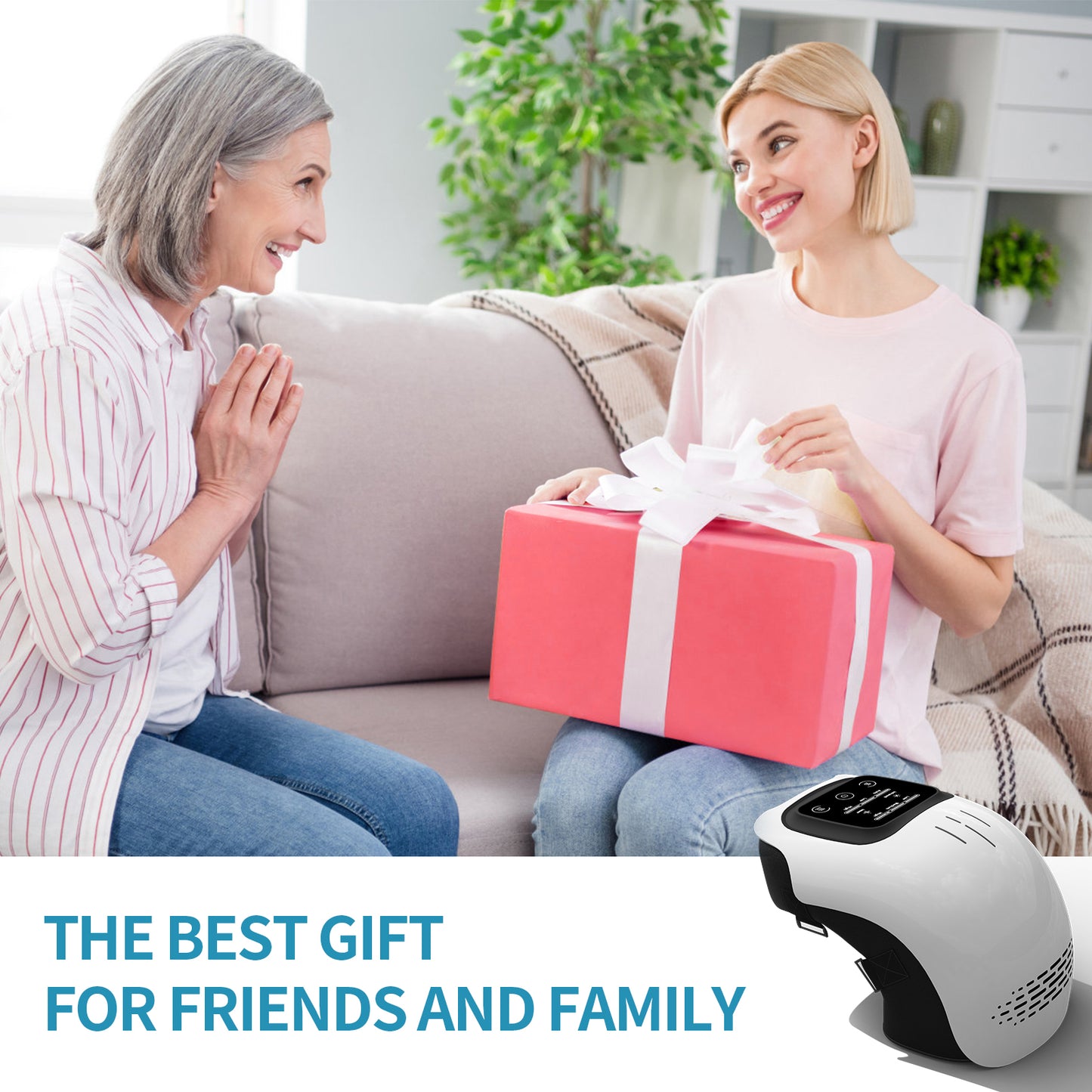 Intelligent Knee Massager with Heating Pain Relief Device