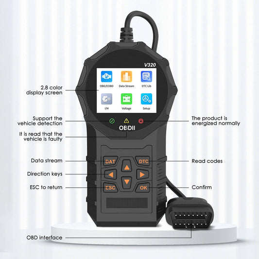 Automotive OBD2 Scanner OBD Code Reader Diagnostic Tool