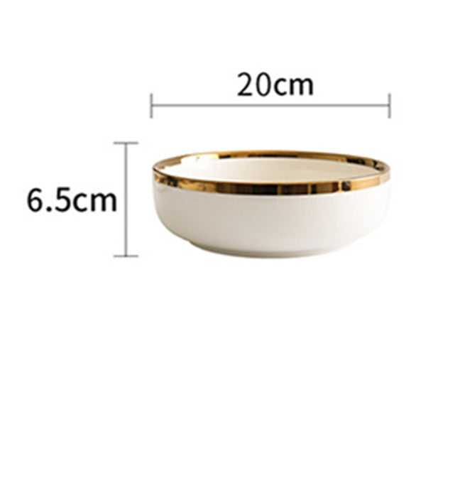 Wedding Gifts Home Bowls and Plates for Elegant Tableware