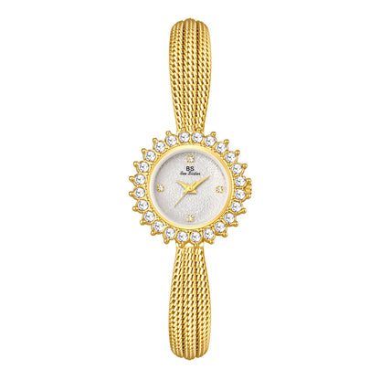 Light-Luxury Sun-Patterned Gesang Flower Watch for Women