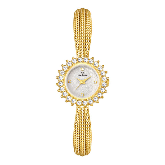Light-Luxury Sun-Patterned Gesang Flower Watch for Women