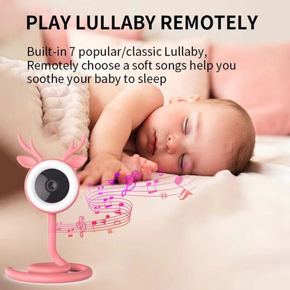 HD Baby Monitor with Clear Video Screen for Nursery Care