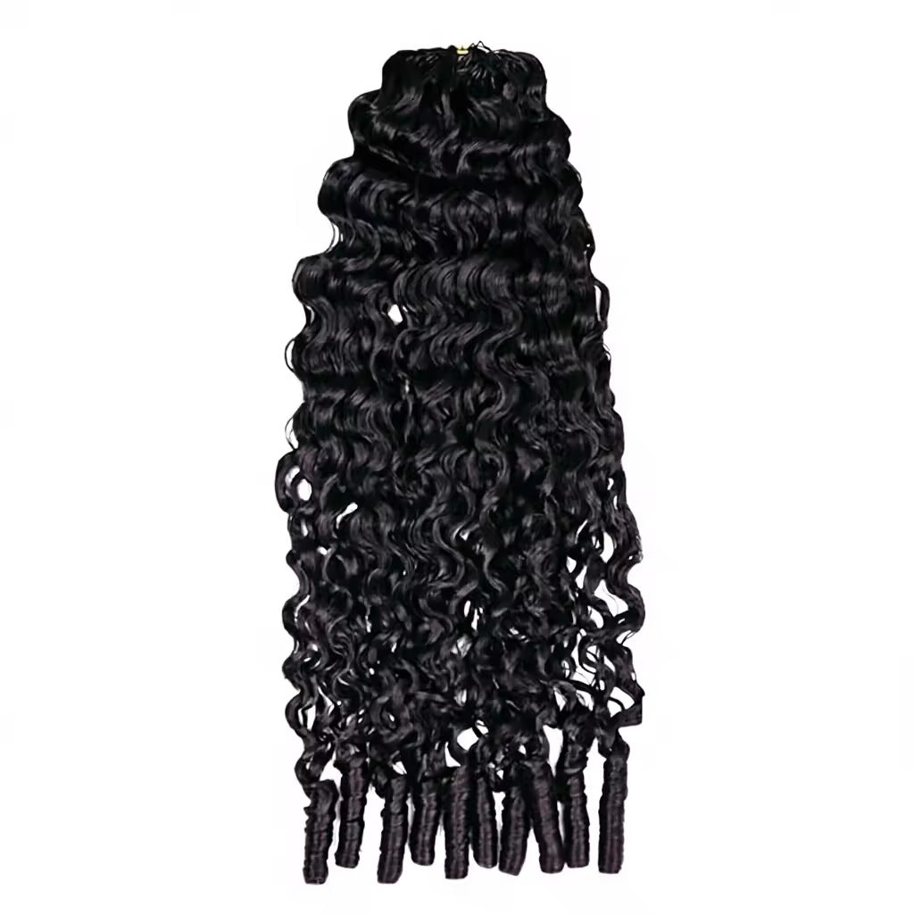 Feather Crochet Human Hair Braiding Extensions