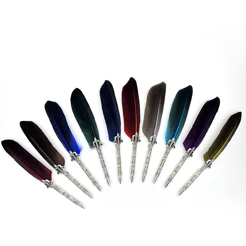 feather dip pen
