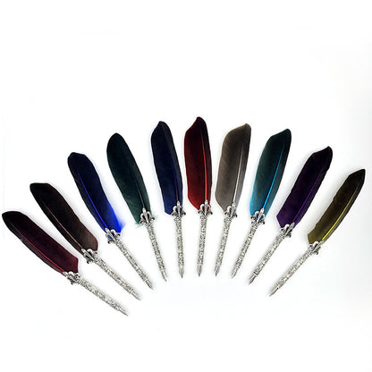 feather dip pen