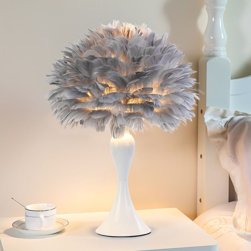 Feather Table Lamp