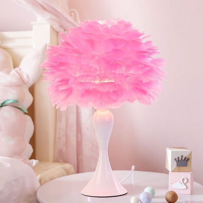 Feather Table Lamp