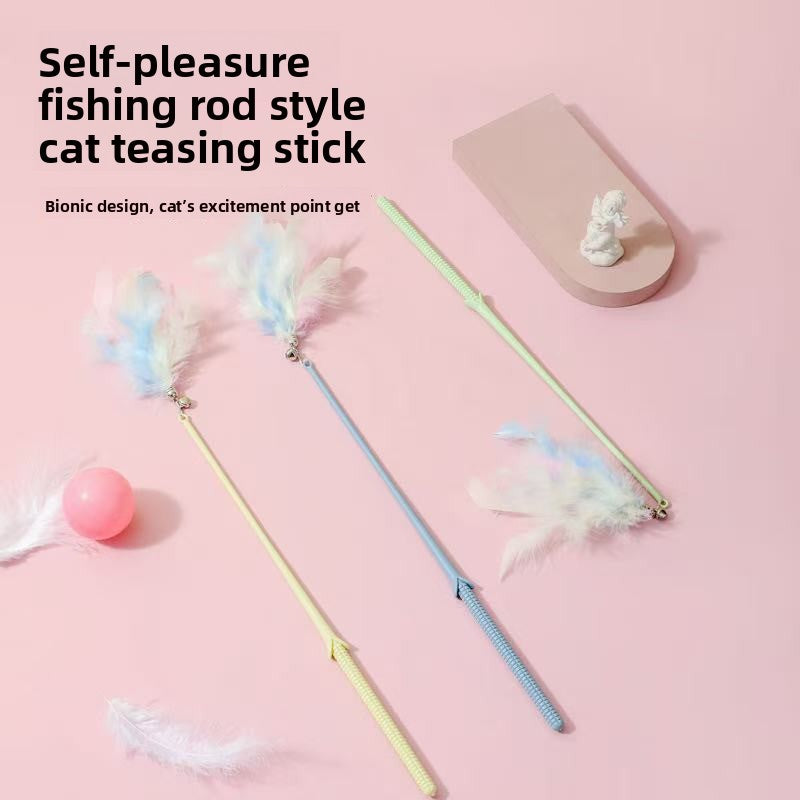 Feather Teaser Stick for Cats
