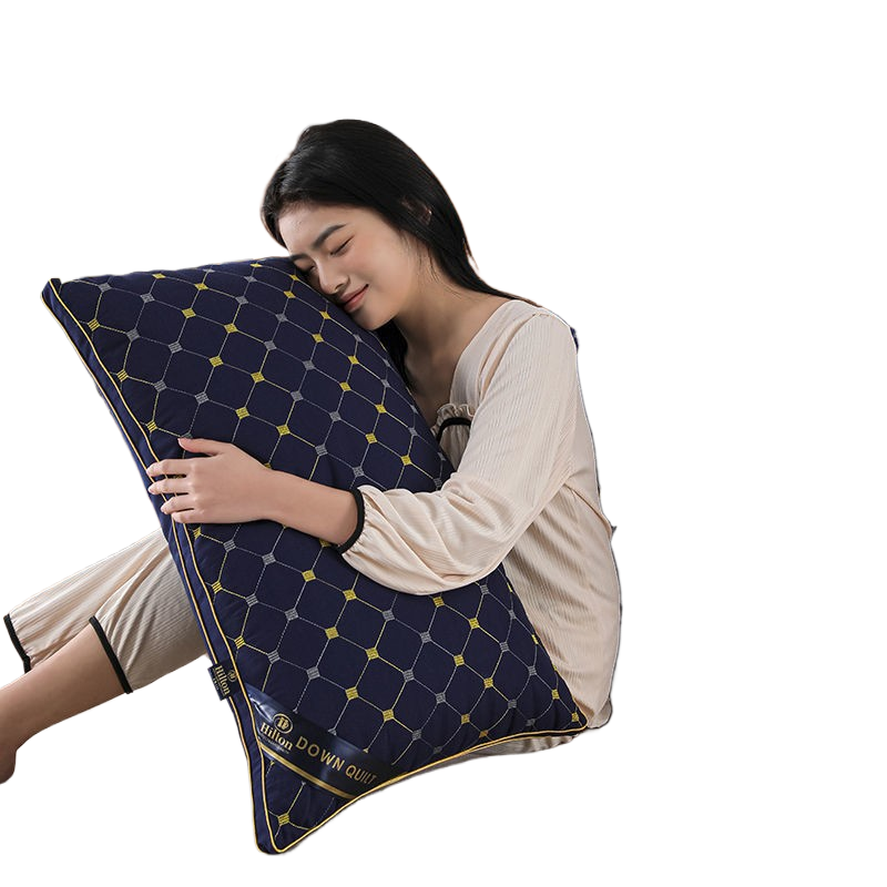 Feather velvet high resilience pillow core