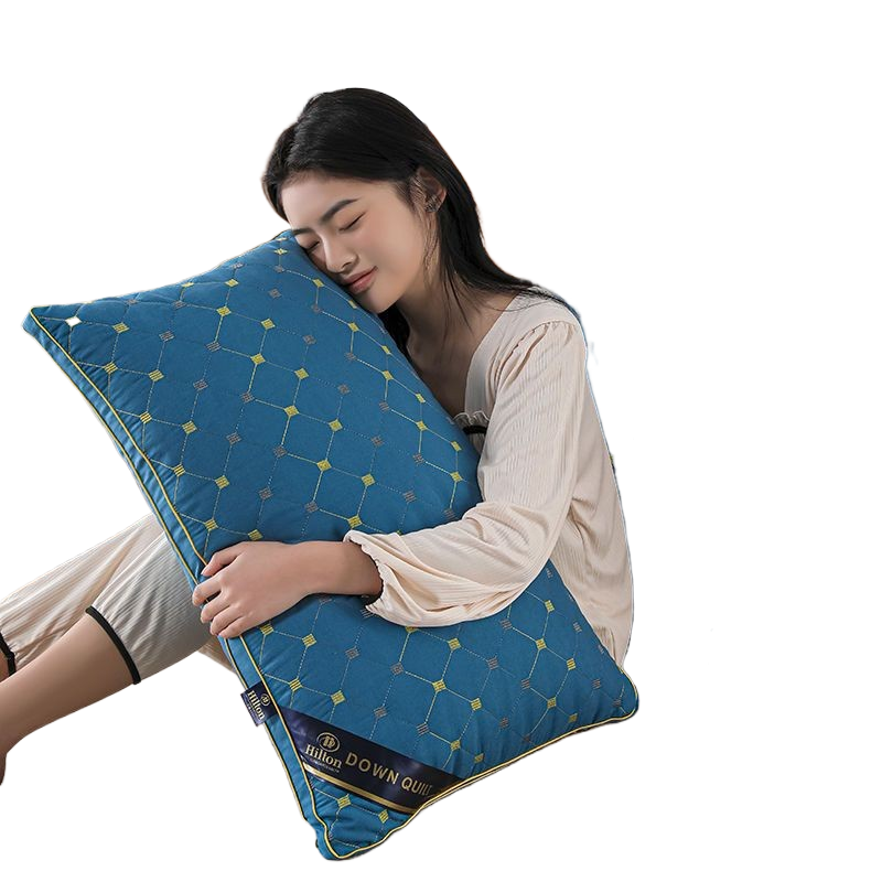 Feather velvet high resilience pillow core