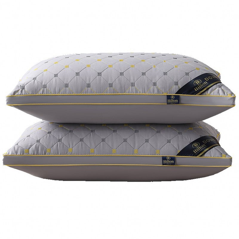 Feather velvet high resilience pillow core