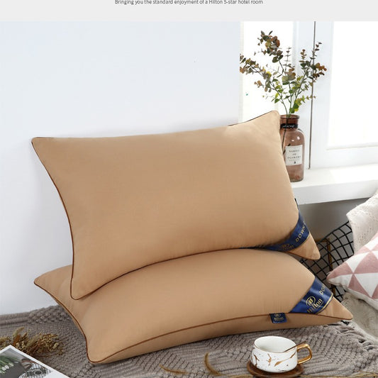 Feather velvet pillow