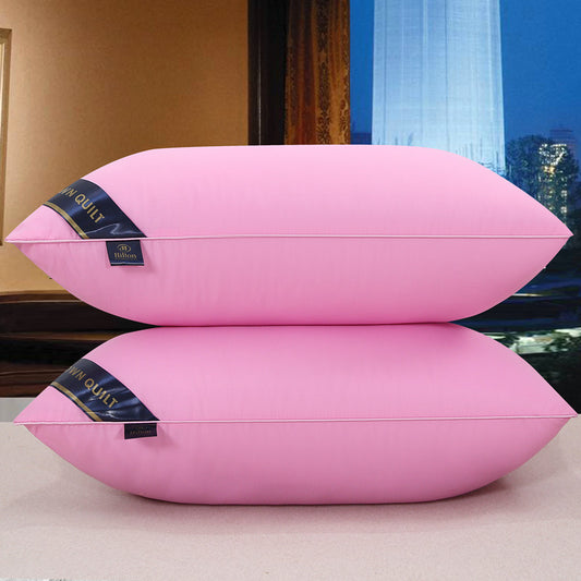 Feather velvet pillow