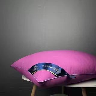 Feather velvet pillow