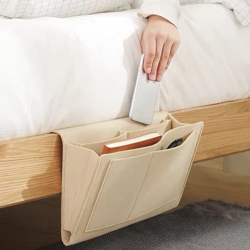 Felt Bedside Storage Bag