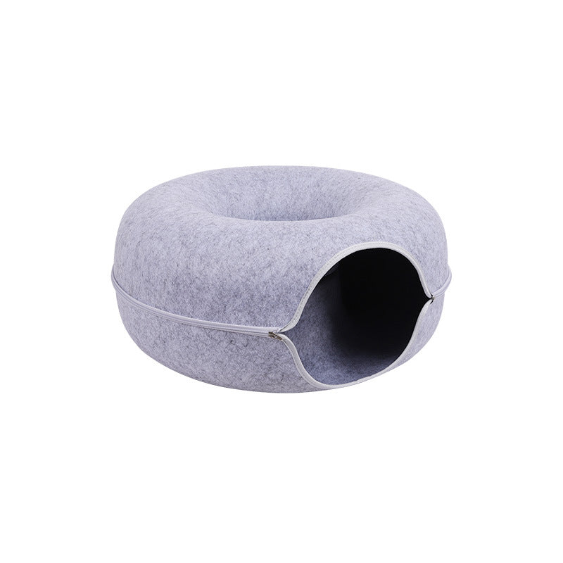 Felt cat bed