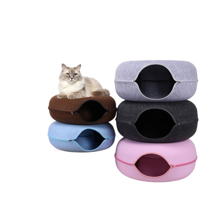 Felt cat bed