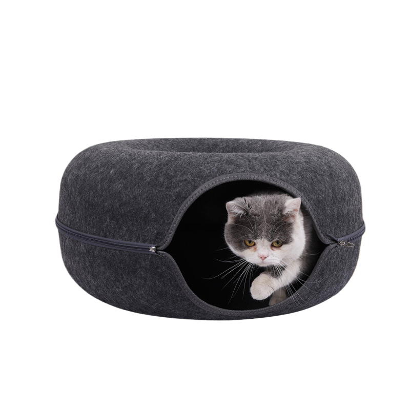 Felt cat bed