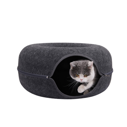 Felt cat bed