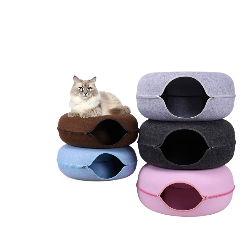 Felt cat bed