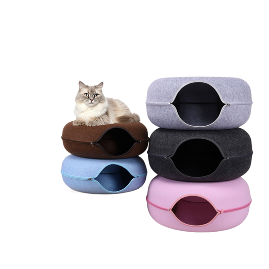 Felt cat bed