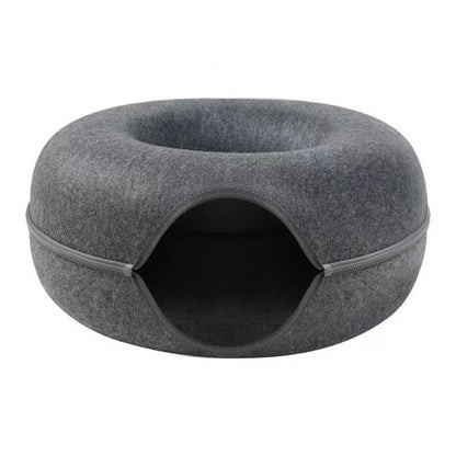 Felt Donut Cat Bed