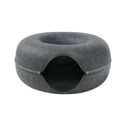 Felt Donut Cat Bed