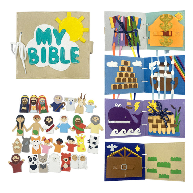 Felt early-learning book