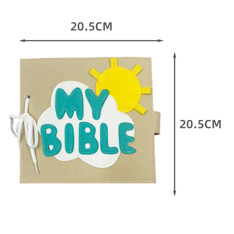 Felt early-learning book
