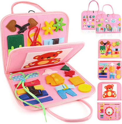Felt Learning Board Busy Board children's Intellectual Learning Toys DIY Quiet Book