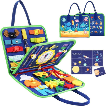 Felt Learning Board Busy Board children's Intellectual Learning Toys DIY Quiet Book