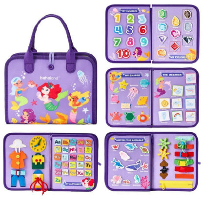 Felt Learning Board Busy Board children's Intellectual Learning Toys DIY Quiet Book