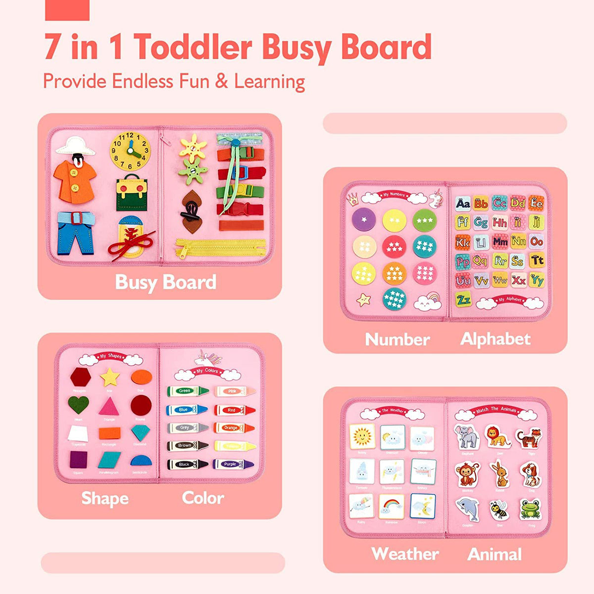 Felt Learning Board
